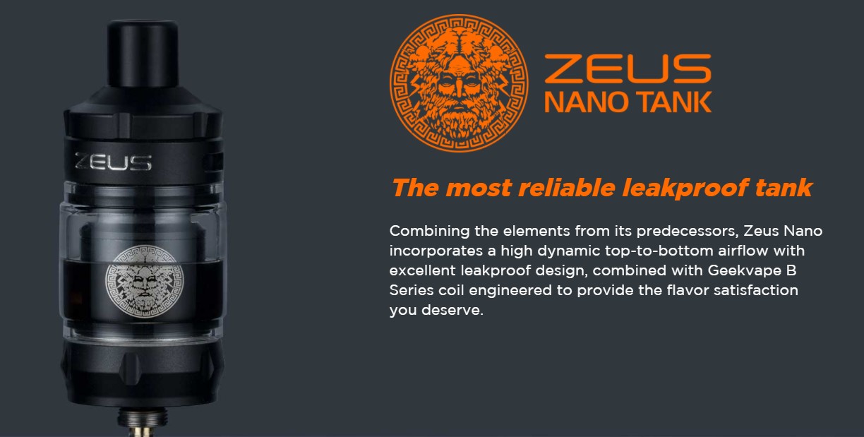 Clearomiseur Zeus Nano GeekVape en boutique de e-cigarettes  Thonon